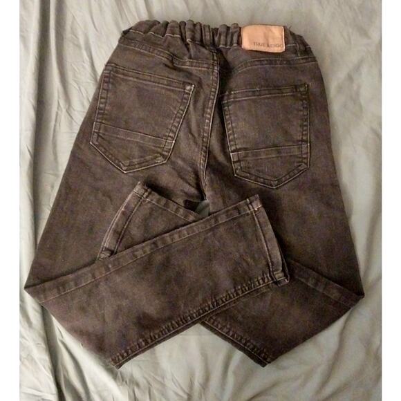 Dark Wash Charcoal Black / Gray True Indego Slim-Fit Skinny Jeans Pants Size 8 - Picture 2 of 6